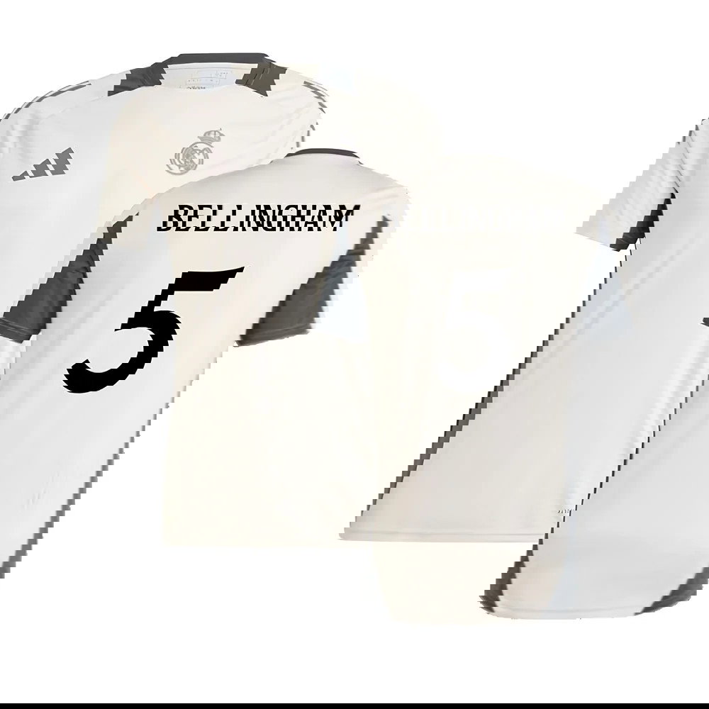 2024-2025 Real Madrid EU Training Jersey (Putty Mauve) (Bellingham 5)