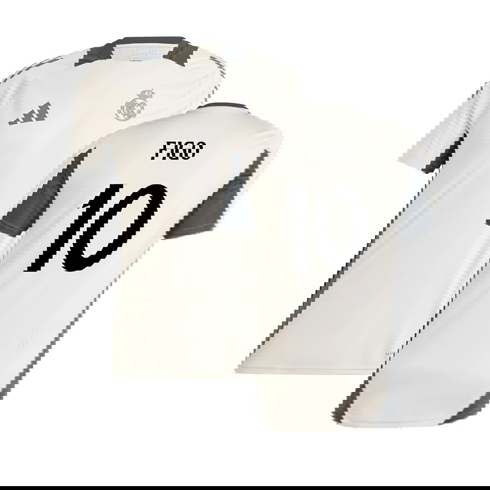 2024-2025 Real Madrid EU Training Jersey (Putty Mauve) (Figo 10)