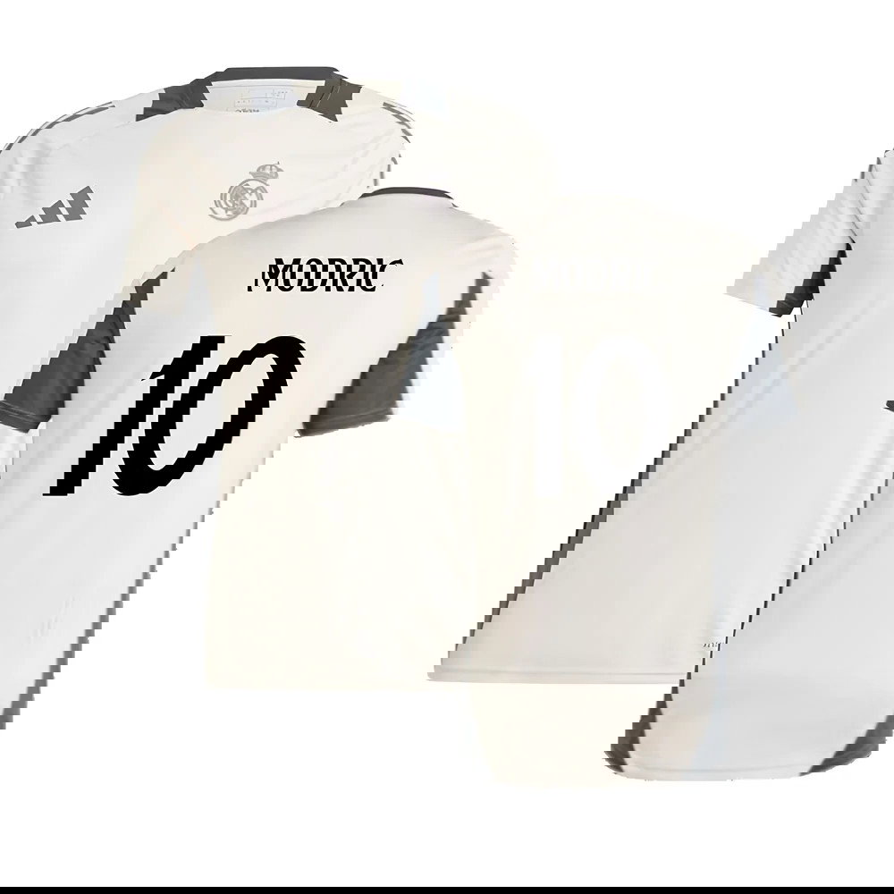 2024-2025 Real Madrid EU Training Jersey (Putty Mauve) (Modric 10)