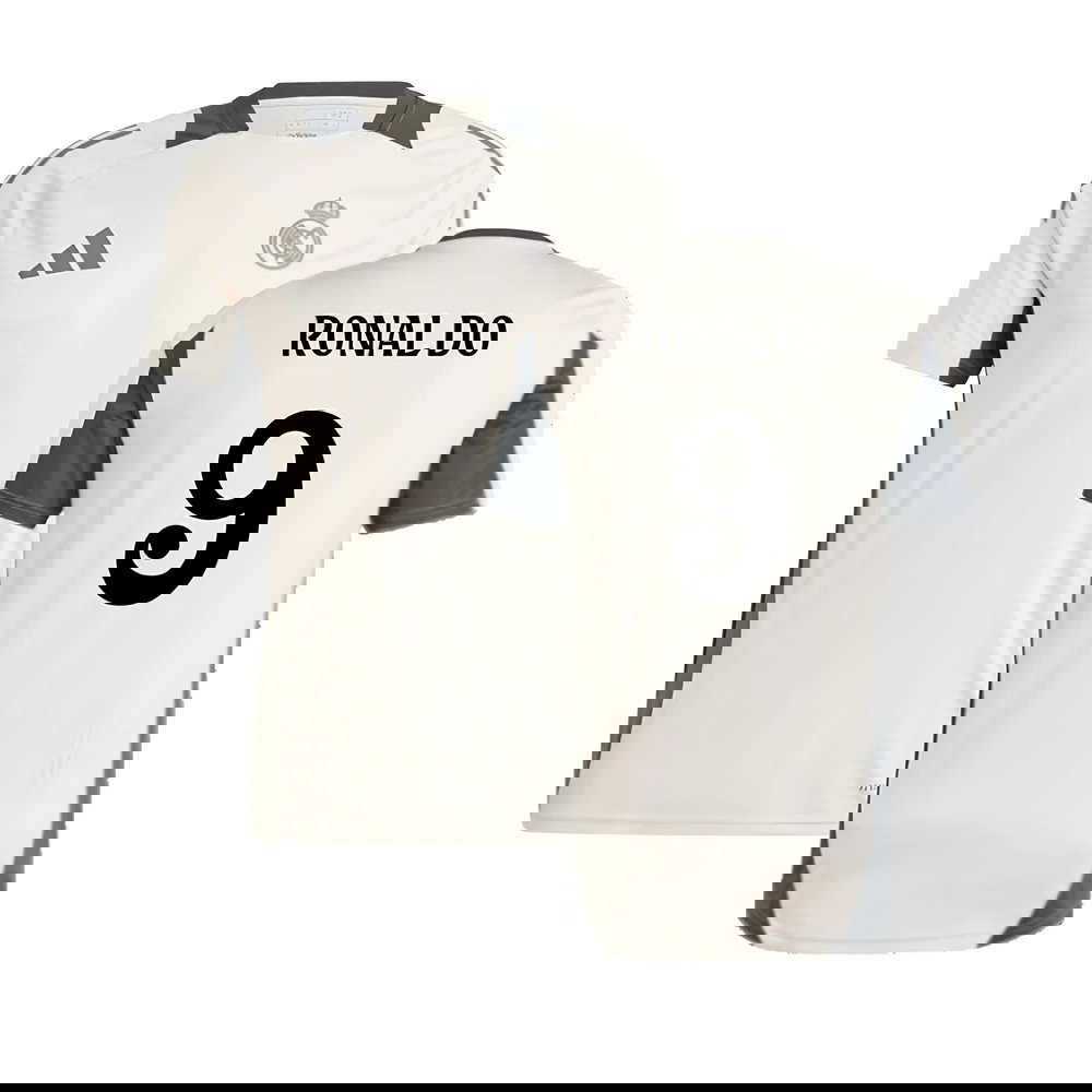 2024-2025 Real Madrid EU Training Jersey (Putty Mauve) (Ronaldo 9)