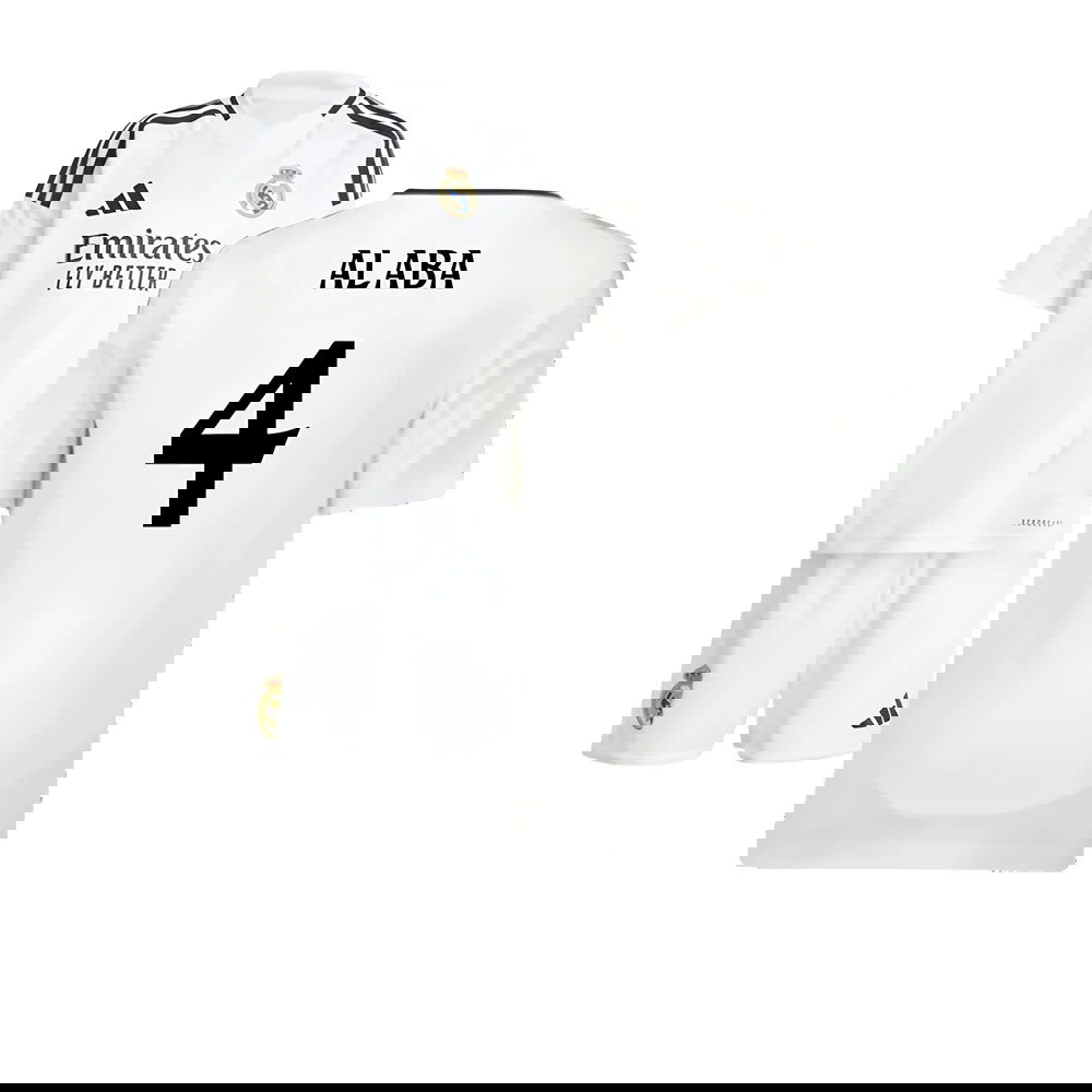 2024-2025 Real Madrid Home Mini Kit (Alaba 4)
