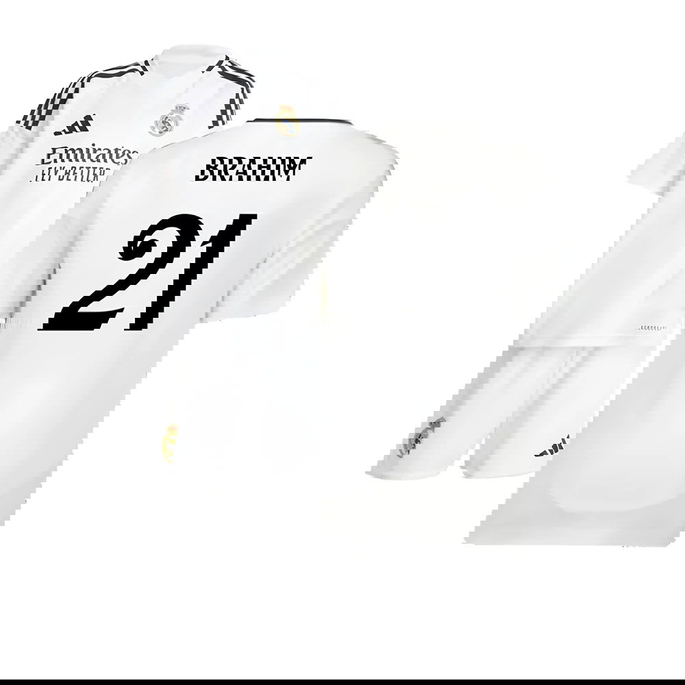 2024-2025 Real Madrid Home Mini Kit (Brahim 21)