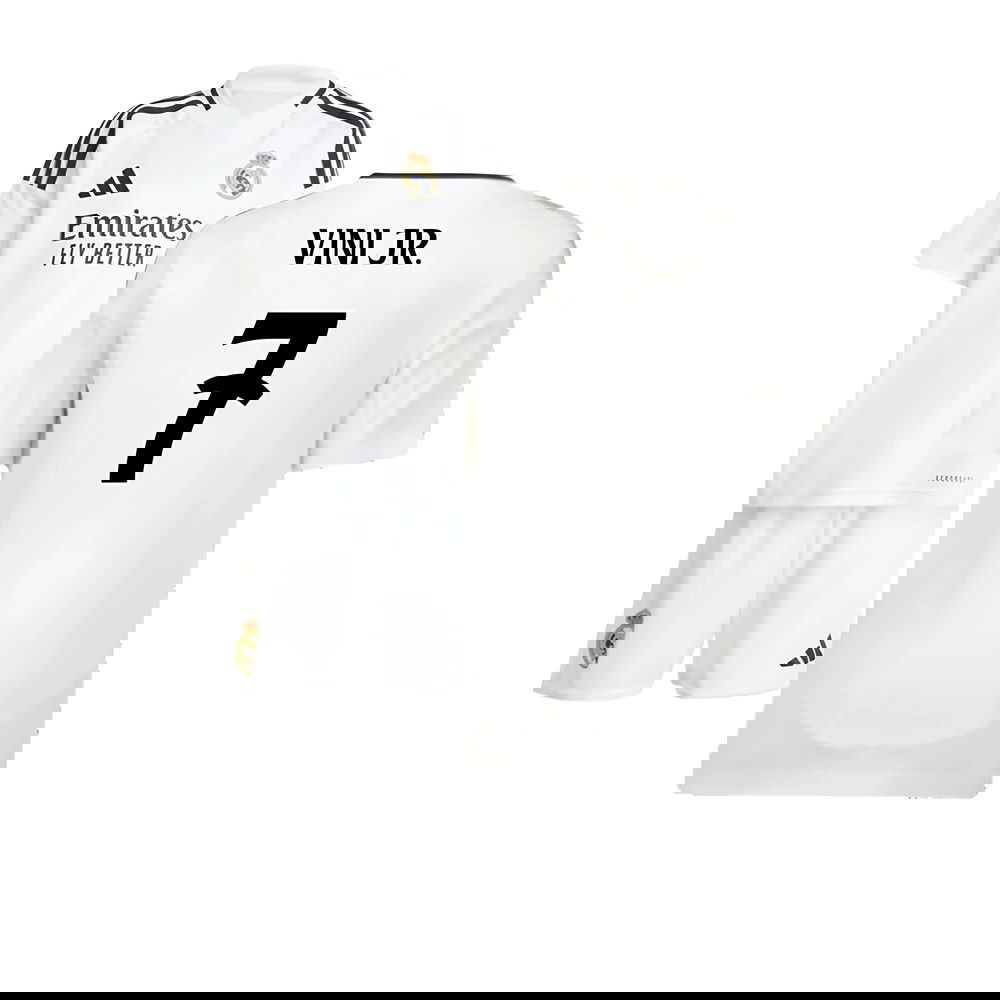 2024-2025 Real Madrid Home Mini Kit (Vini Jr. 7)