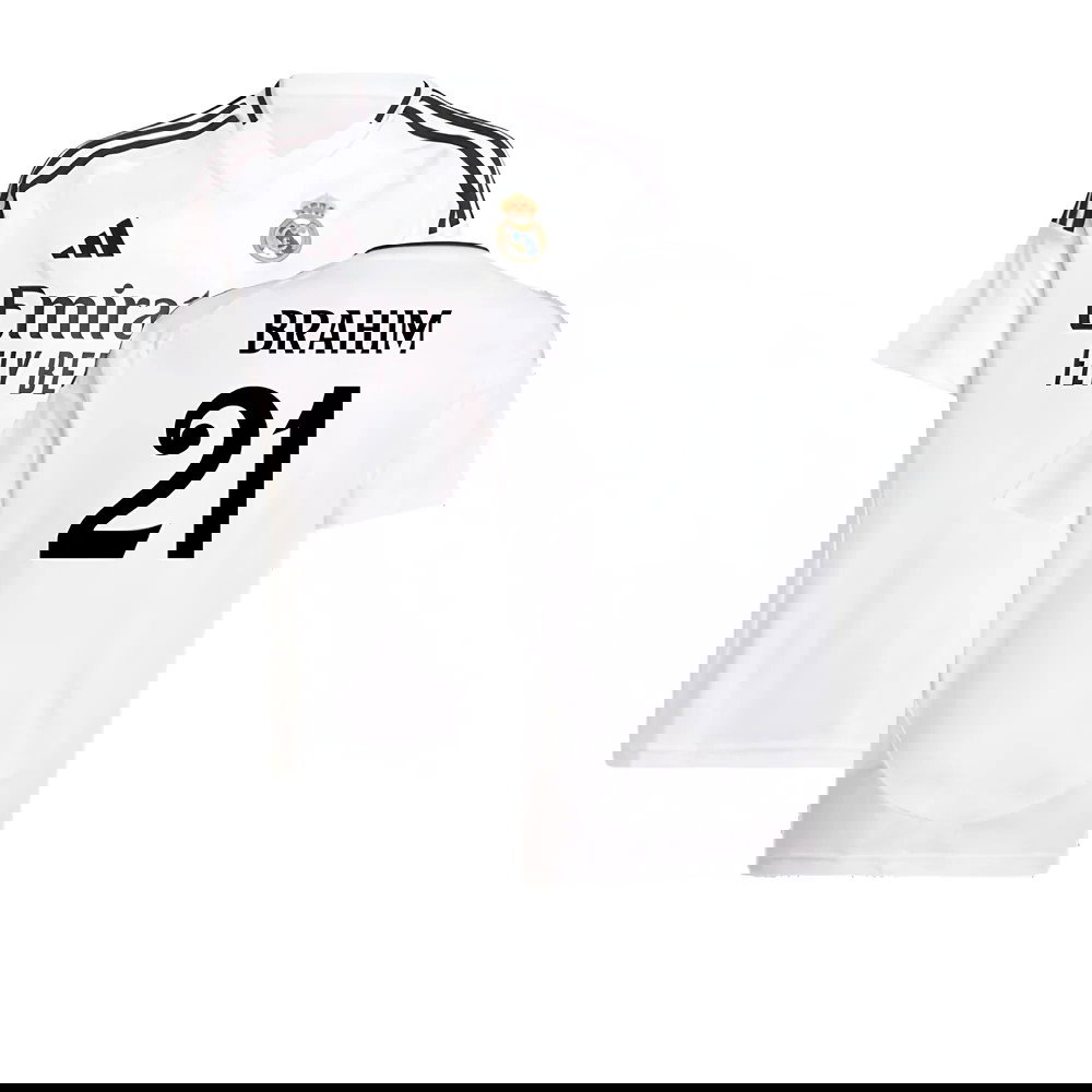 2024-2025 Real Madrid Home Shirt (Kids) (Brahim 21)