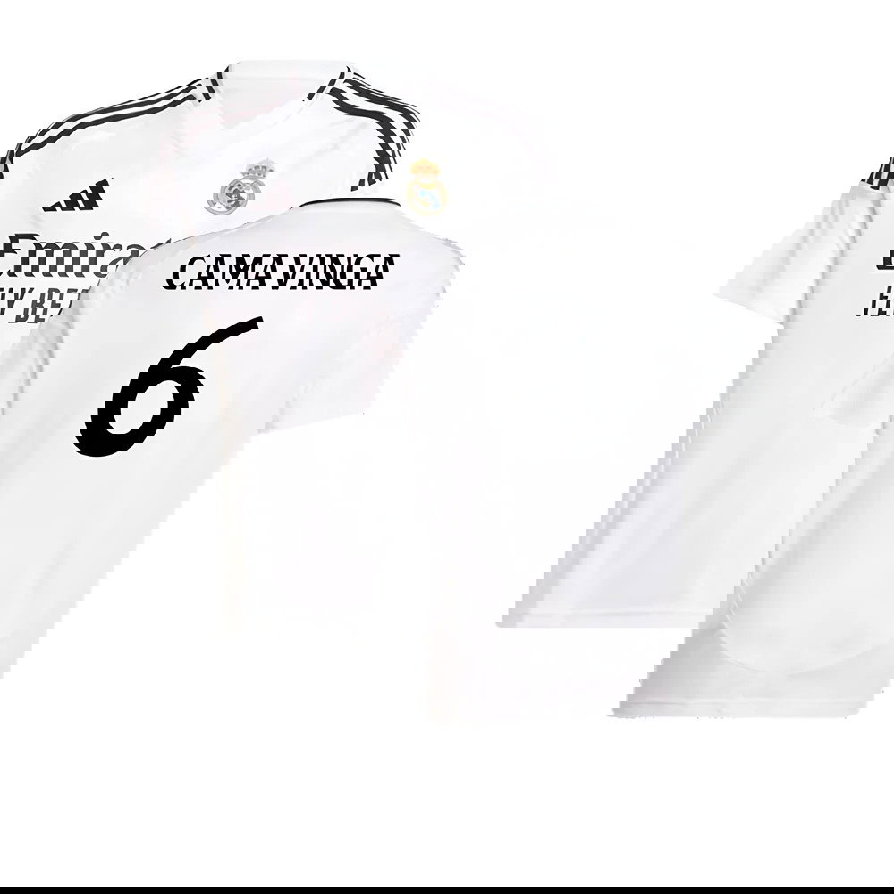 2024-2025 Real Madrid Home Shirt (Kids) (Camavinga 6)