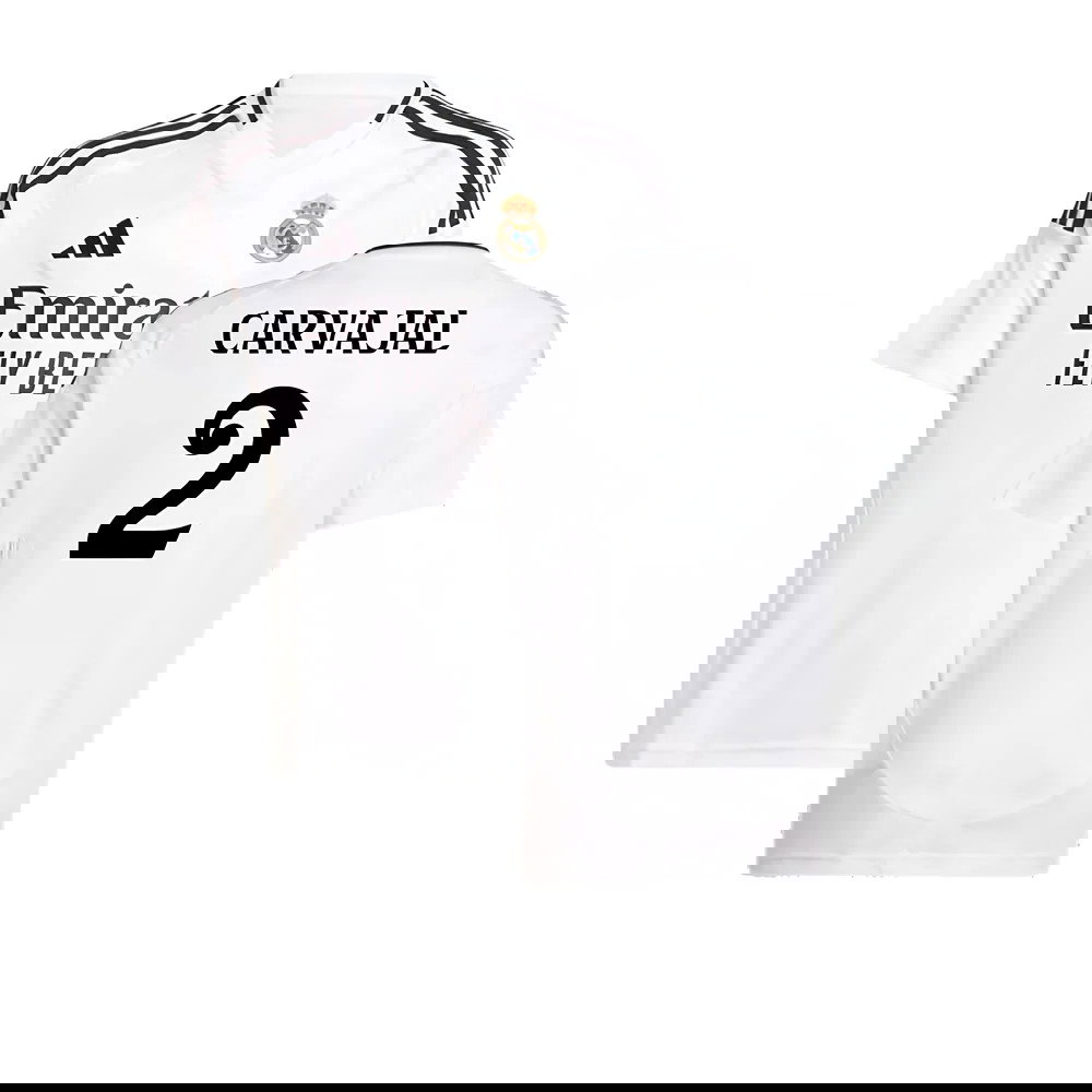 2024-2025 Real Madrid Home Shirt (Kids) (Carvajal 2)