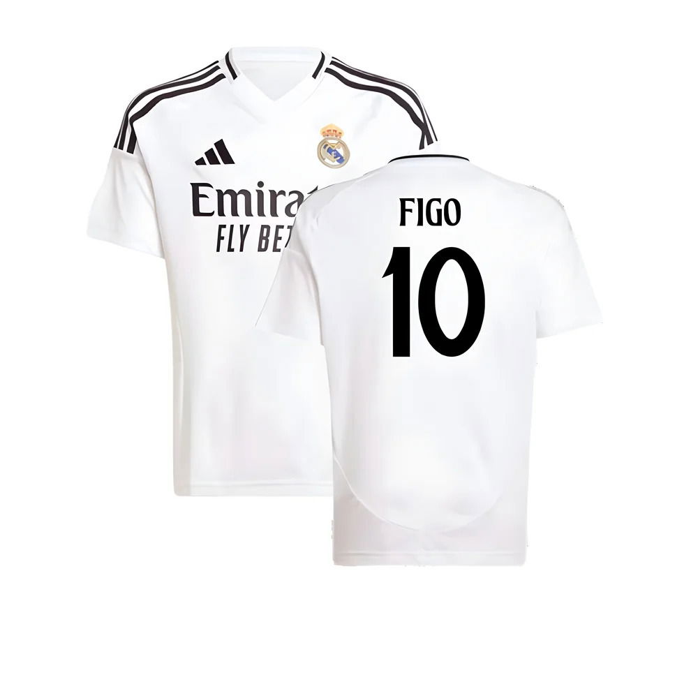 2024-2025 Real Madrid Home Shirt (Kids) (Figo 10)