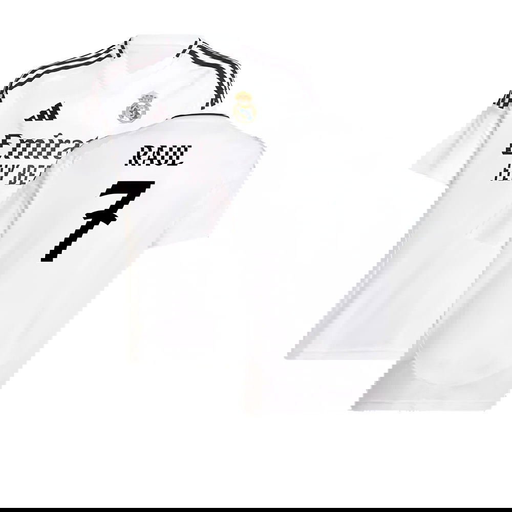 2024-2025 Real Madrid Home Shirt (Kids) (Raul 7)