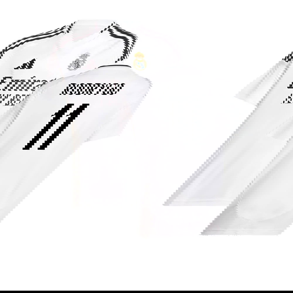 2024-2025 Real Madrid Home Shirt (Kids) (Rodrygo 11)