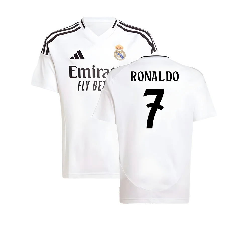2024-2025 Real Madrid Home Shirt (Kids) (Ronaldo 7)
