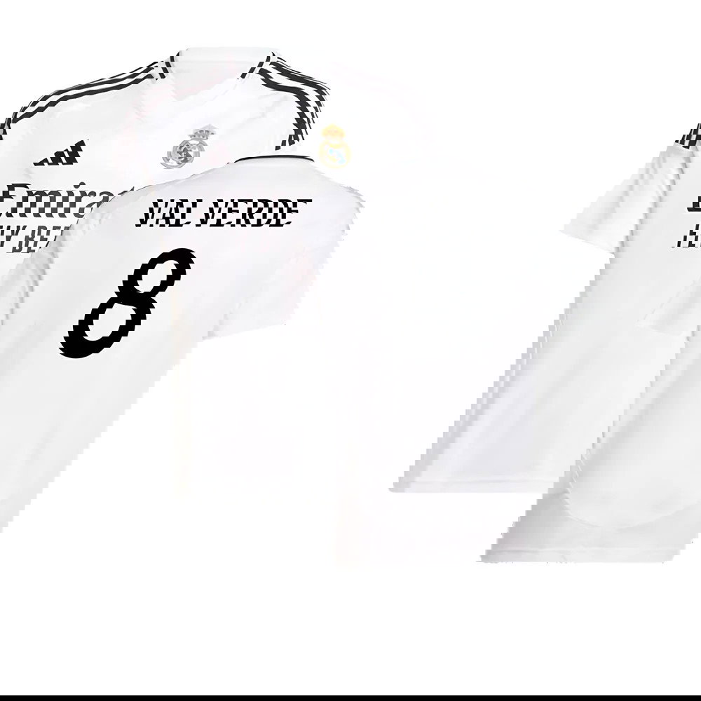 2024-2025 Real Madrid Home Shirt (Kids) (Valverde 8)