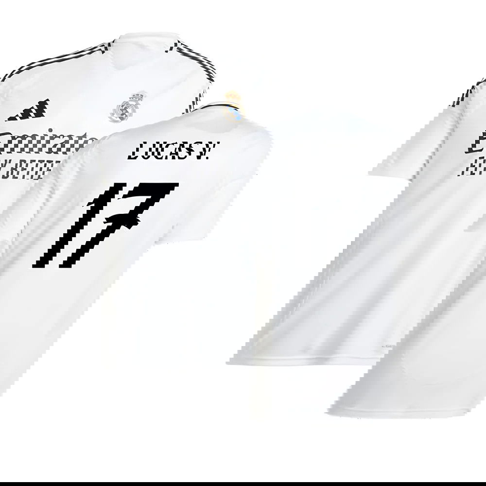 2024-2025 Real Madrid Home Shirt (Lucas V. 17)