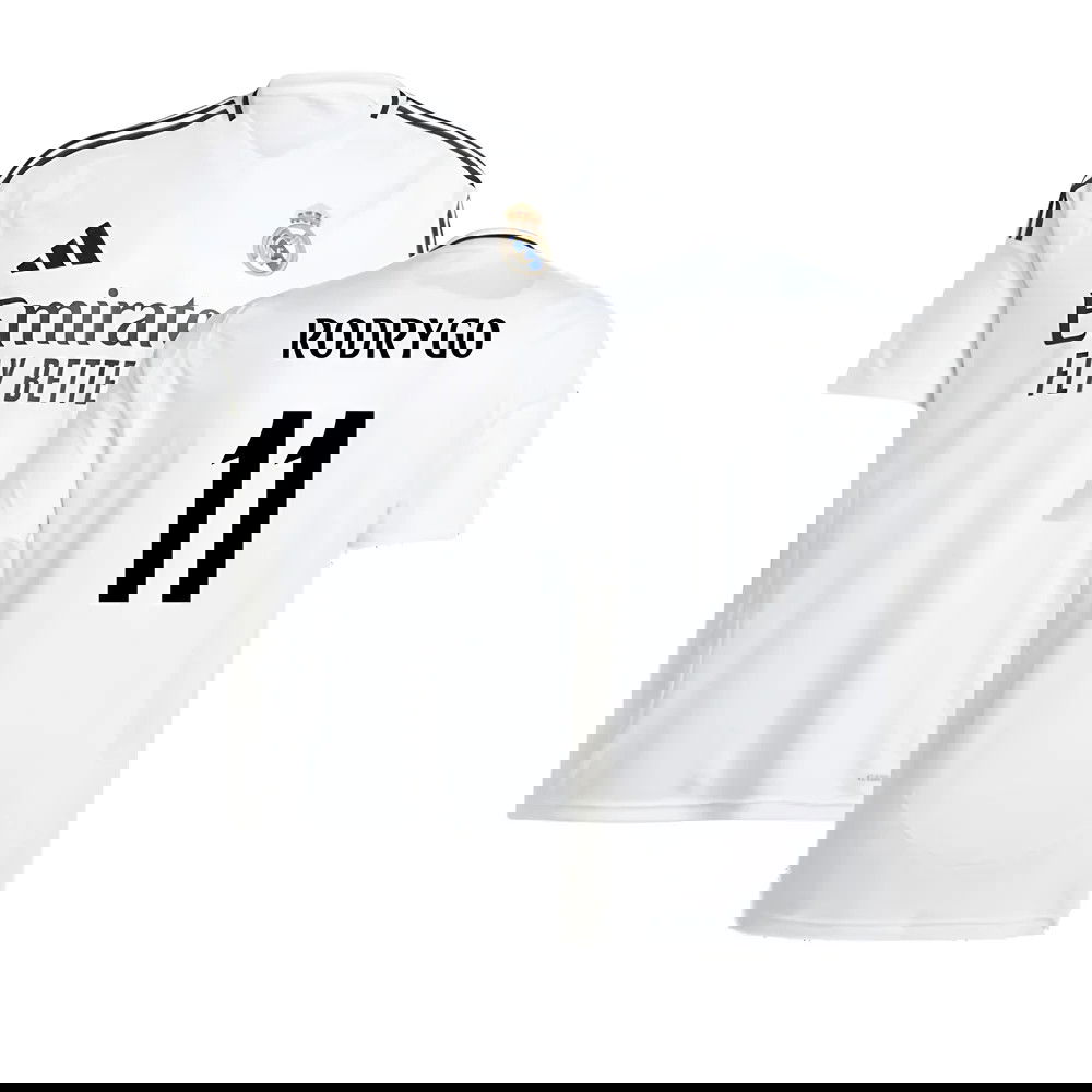 2024-2025 Real Madrid Home Shirt (Rodrygo 11)