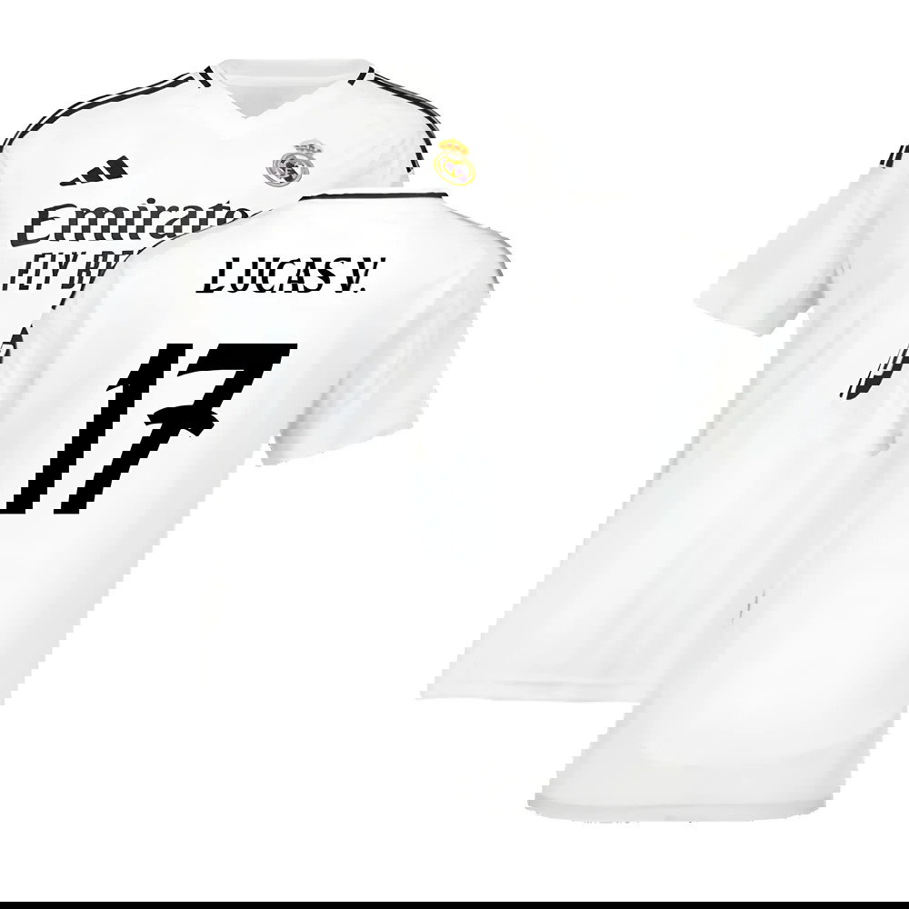 2024-2025 Real Madrid Home Shirt (Womens) (Lucas V. 17)