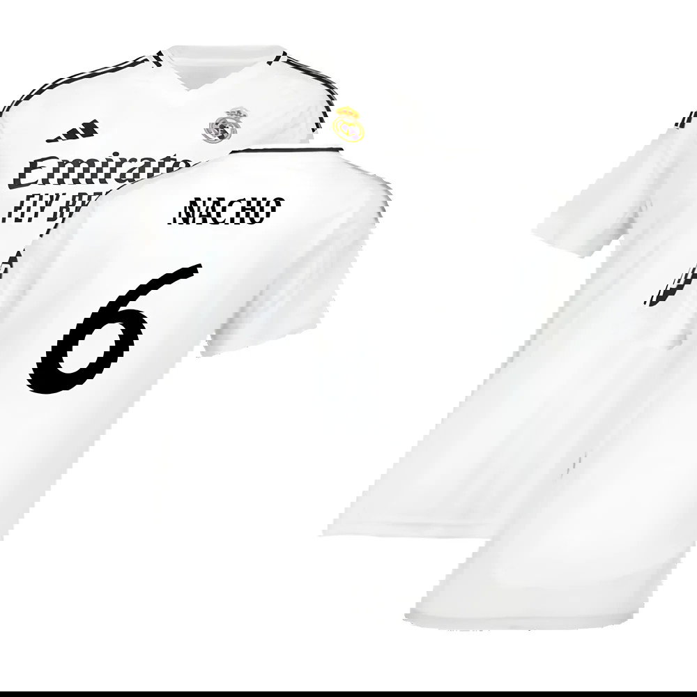 2024-2025 Real Madrid Home Shirt (Womens) (Nacho 6)