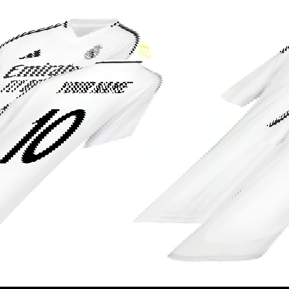 2024-2025 Real Madrid Home Shirt (Womens) (Your Name)