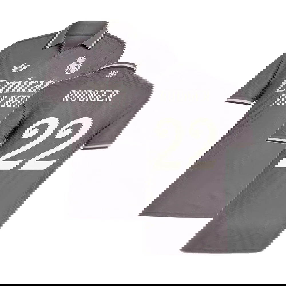 2024-2025 Real Madrid Third Shirt (Rudiger 22)