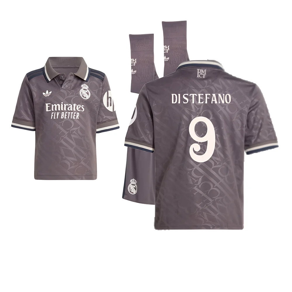 2024-2025 Real Madrid Third Youth Kit (Di Stefano 9)