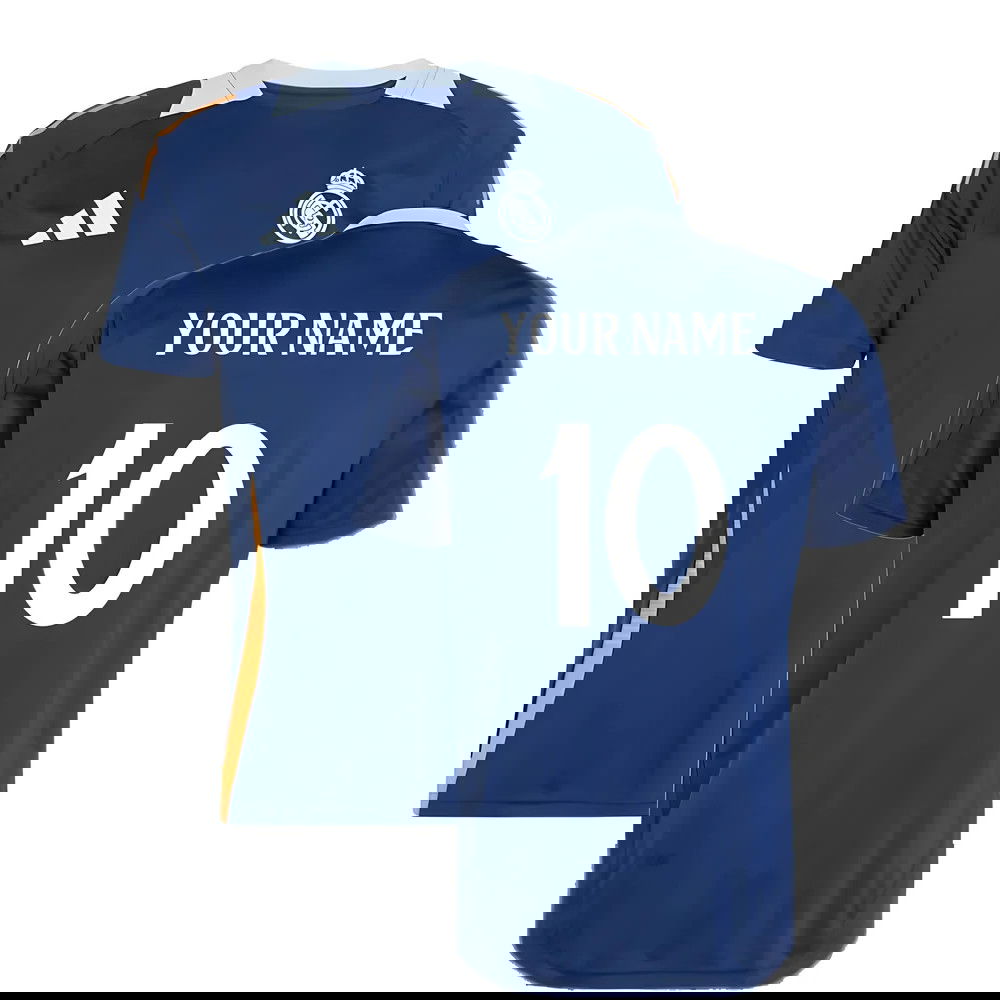 2024-2025 Real Madrid Training Jersey (Navy) (Your Name)