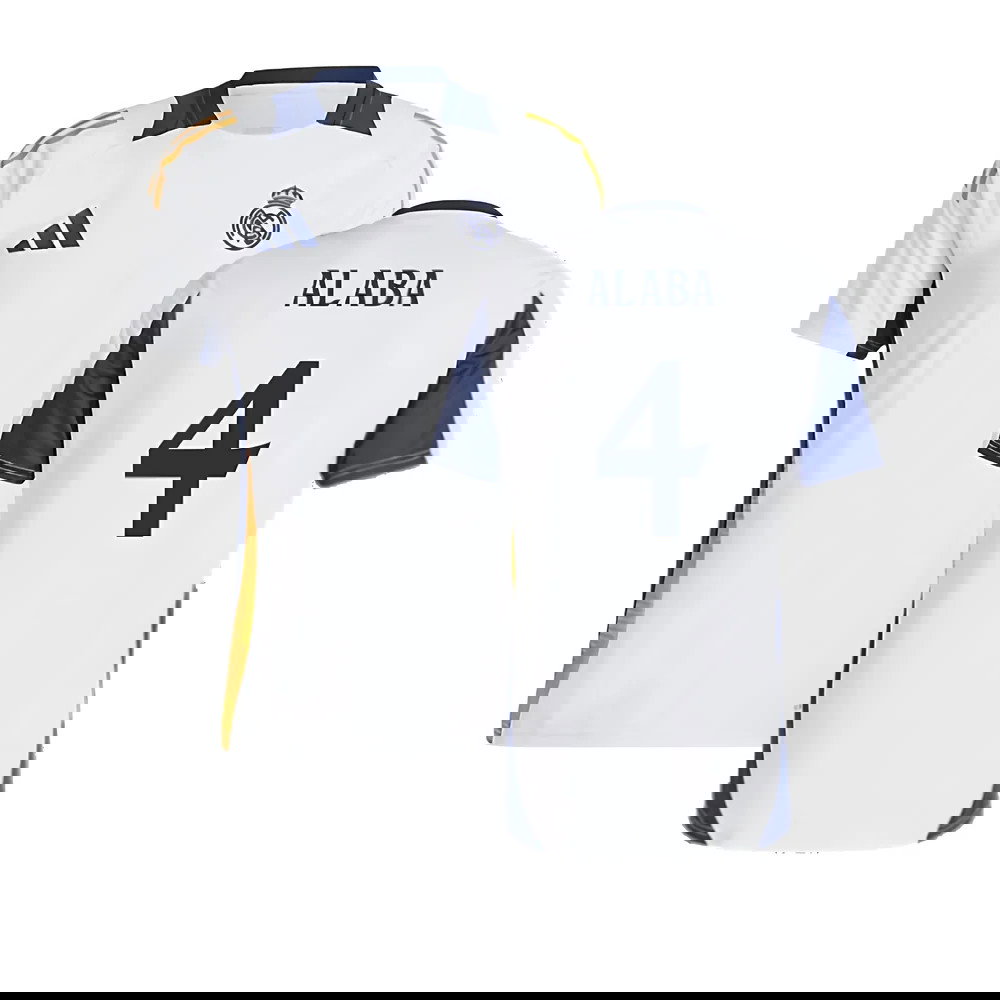 2024-2025 Real Madrid Training Shirt (White) (Alaba 4)