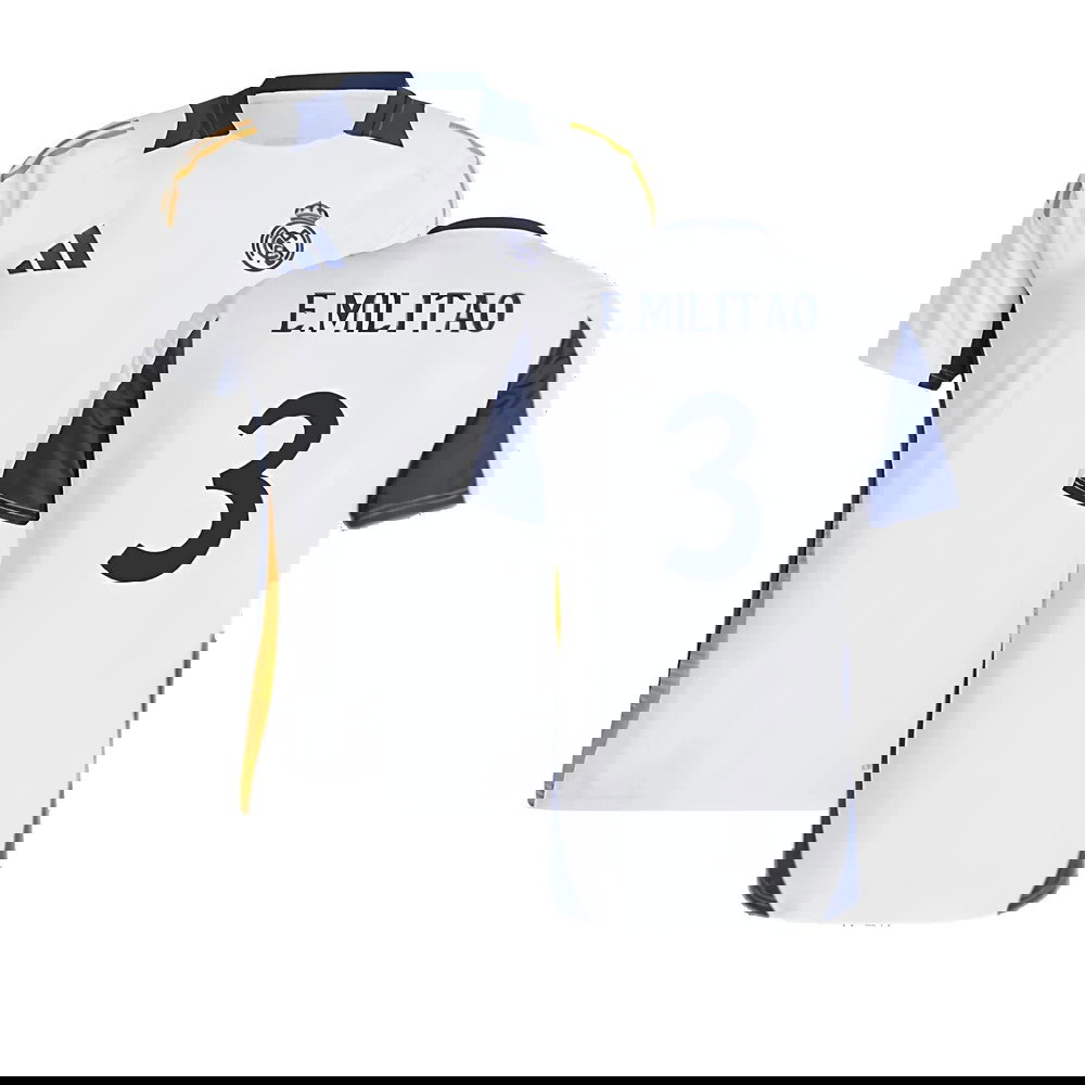 2024-2025 Real Madrid Training Shirt (White) (E.Militao 3)
