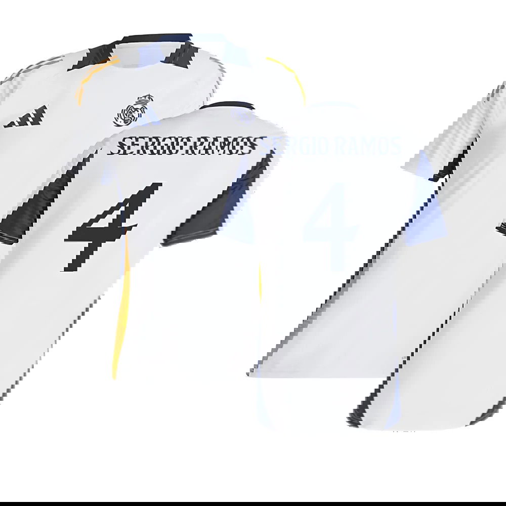 2024-2025 Real Madrid Training Shirt (White) (Sergio Ramos 4)