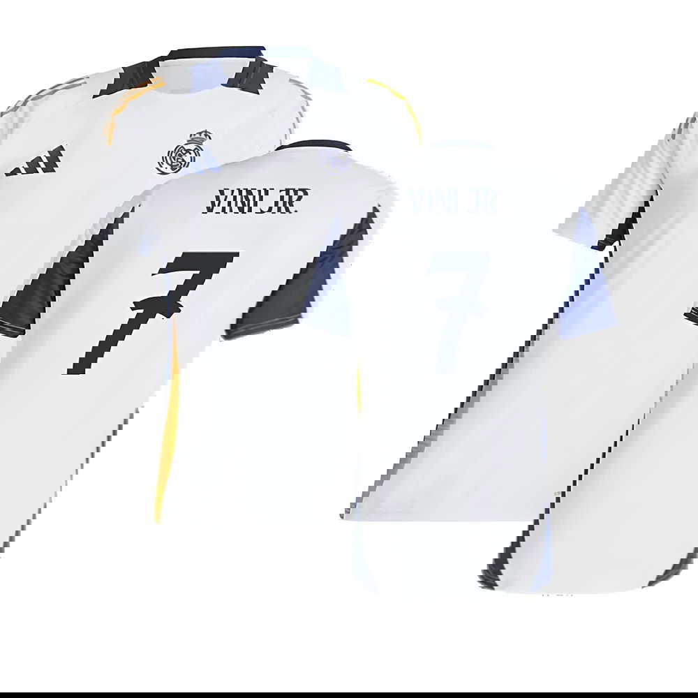 2024-2025 Real Madrid Training Shirt (White) (Vini Jr. 7)