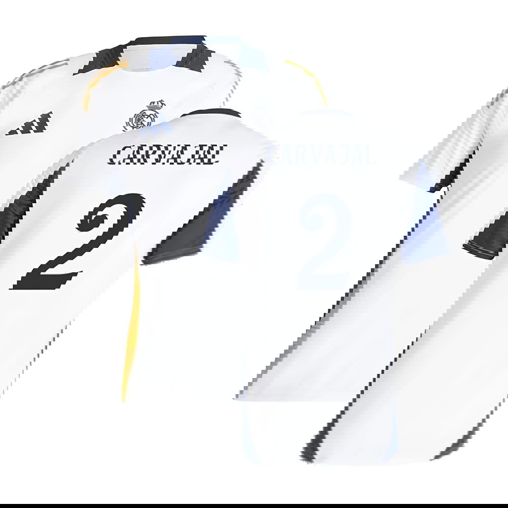 2024-2025 Real Madrid Training Tee (White) (Carvajal 2)