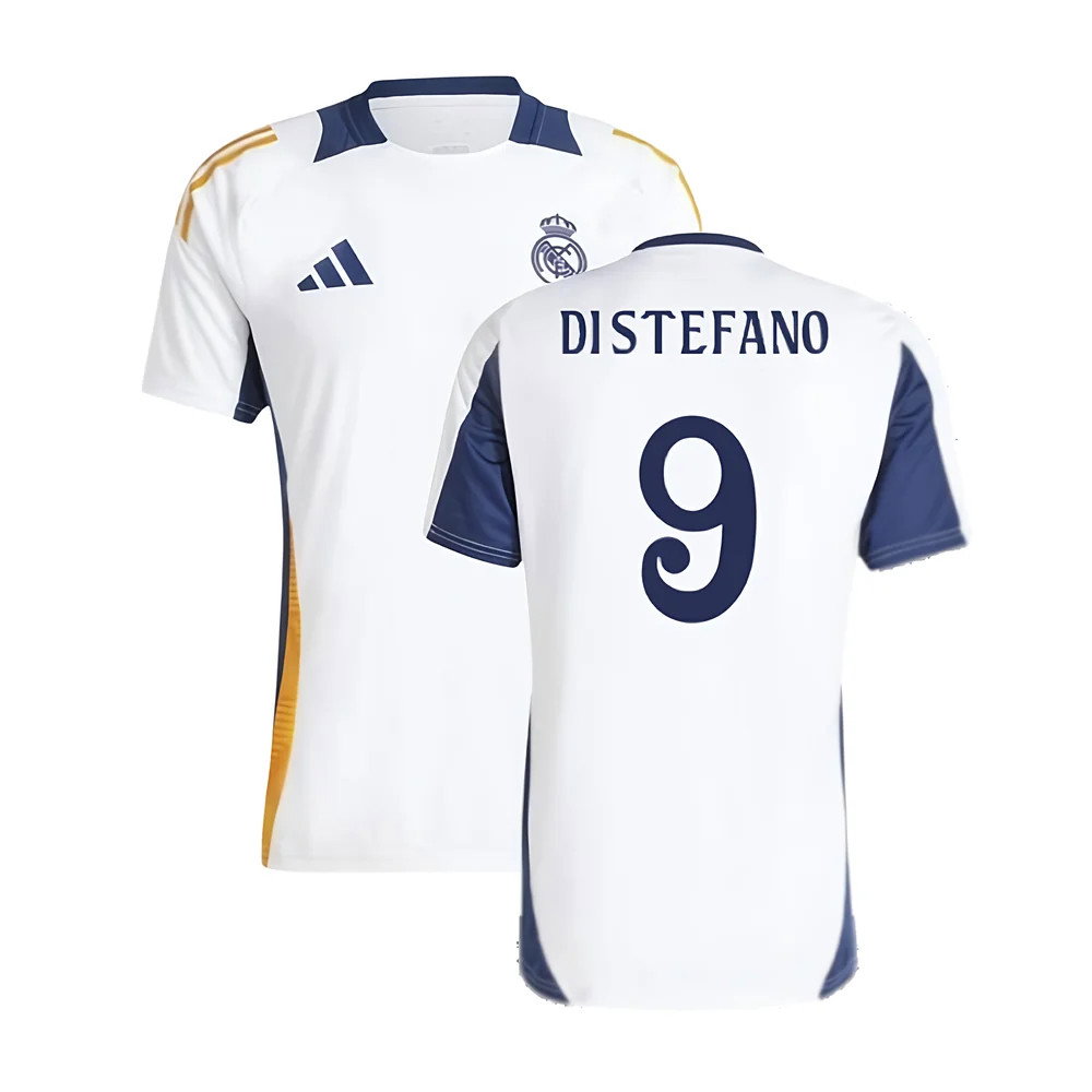 2024-2025 Real Madrid Training Tee (White) (Di Stefano 9)