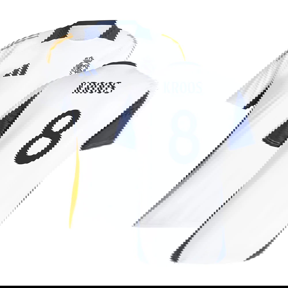 2024-2025 Real Madrid Training Tee (White) (Kroos 8)