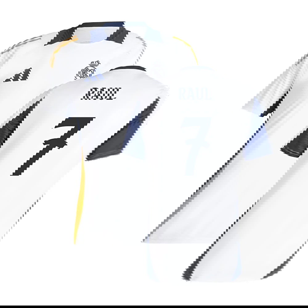 2024-2025 Real Madrid Training Tee (White) (Raul 7)