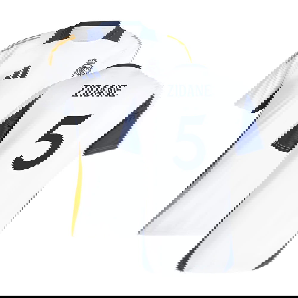 2024-2025 Real Madrid Training Tee (White) (Zidane 5)