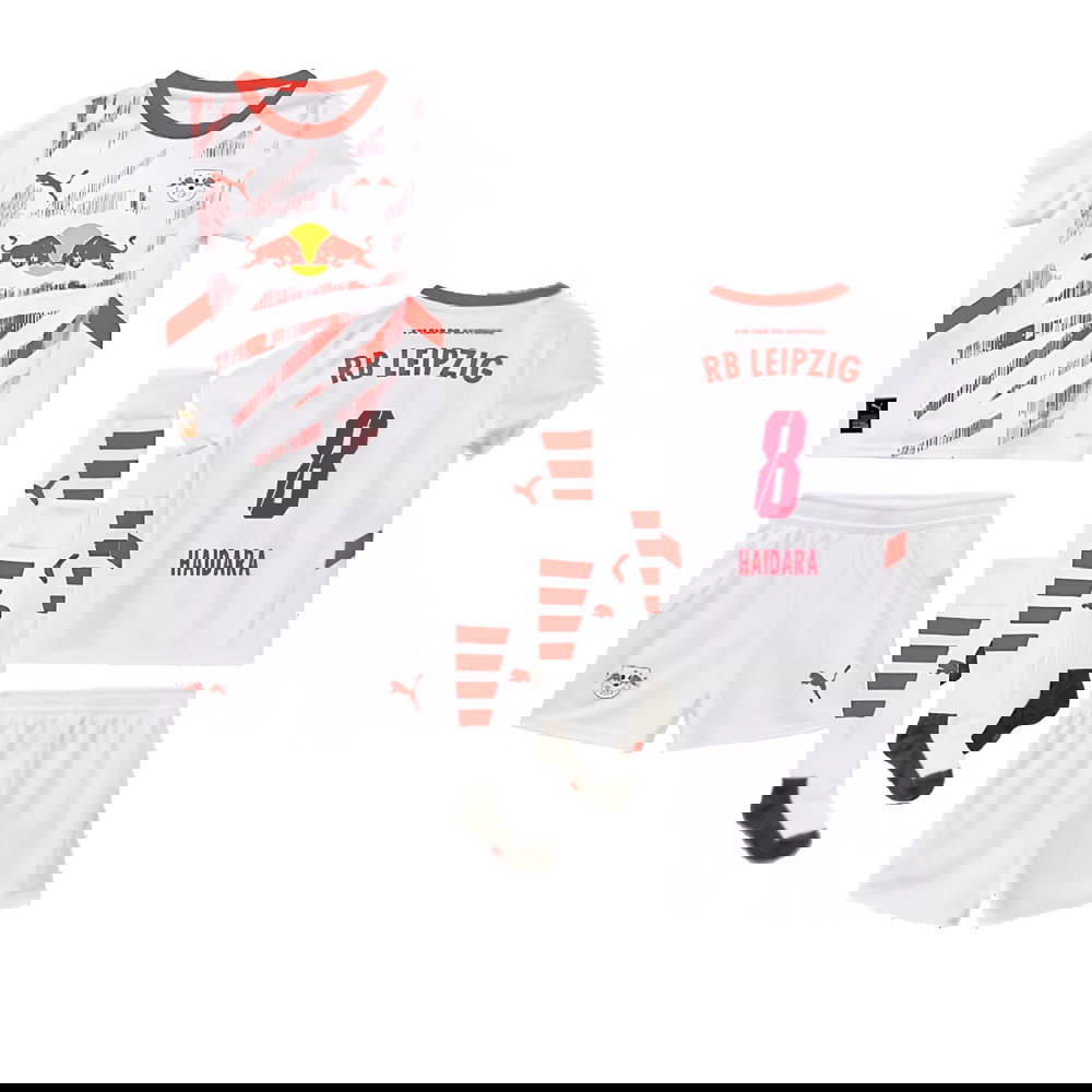 2024-2025 Red Bull Leipzig Home Mini Kit (Haidara 8)