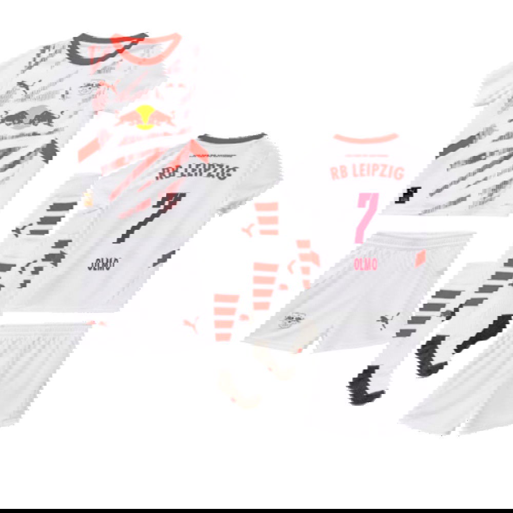 2024-2025 Red Bull Leipzig Home Mini Kit (Olmo 7)