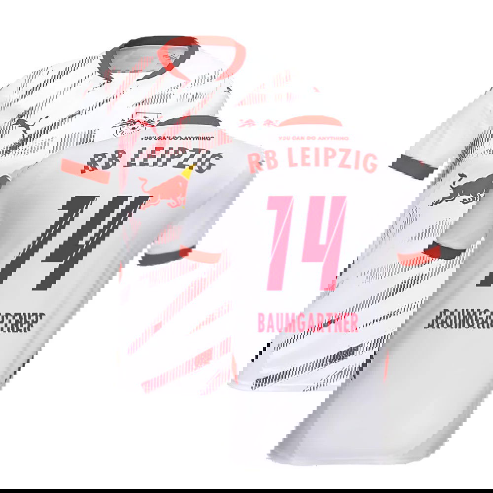 2024-2025 Red Bull Leipzig Home Shirt (Baumgartner 14)