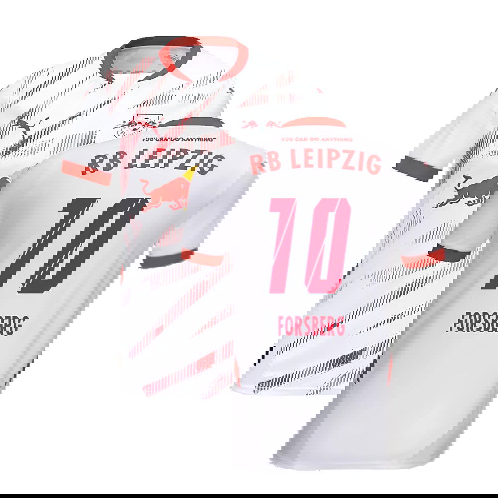 2024-2025 Red Bull Leipzig Home Shirt (Forsberg 10)
