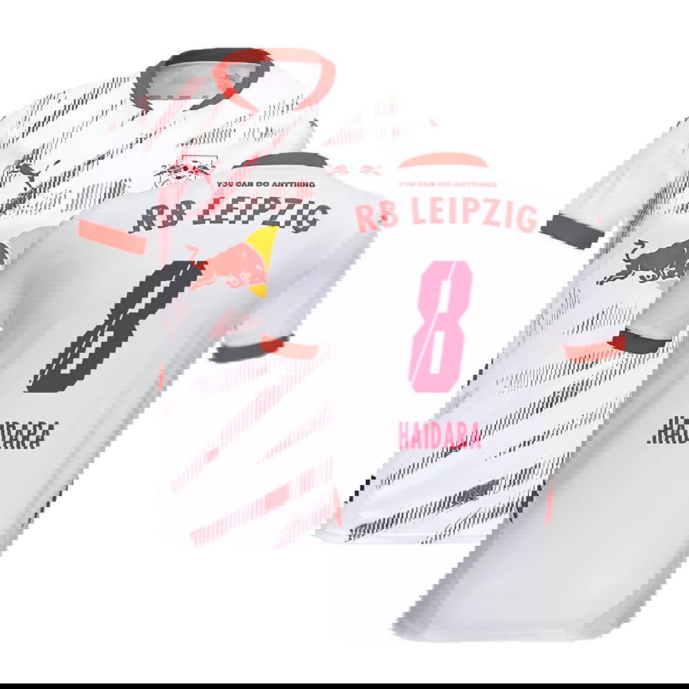 2024-2025 Red Bull Leipzig Home Shirt (Kids) (Haidara 8)