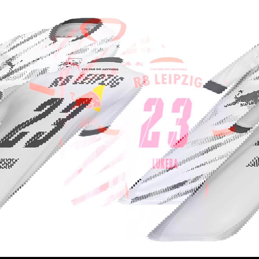 2024-2025 Red Bull Leipzig Home Shirt (Kids) (Lukeba 23)