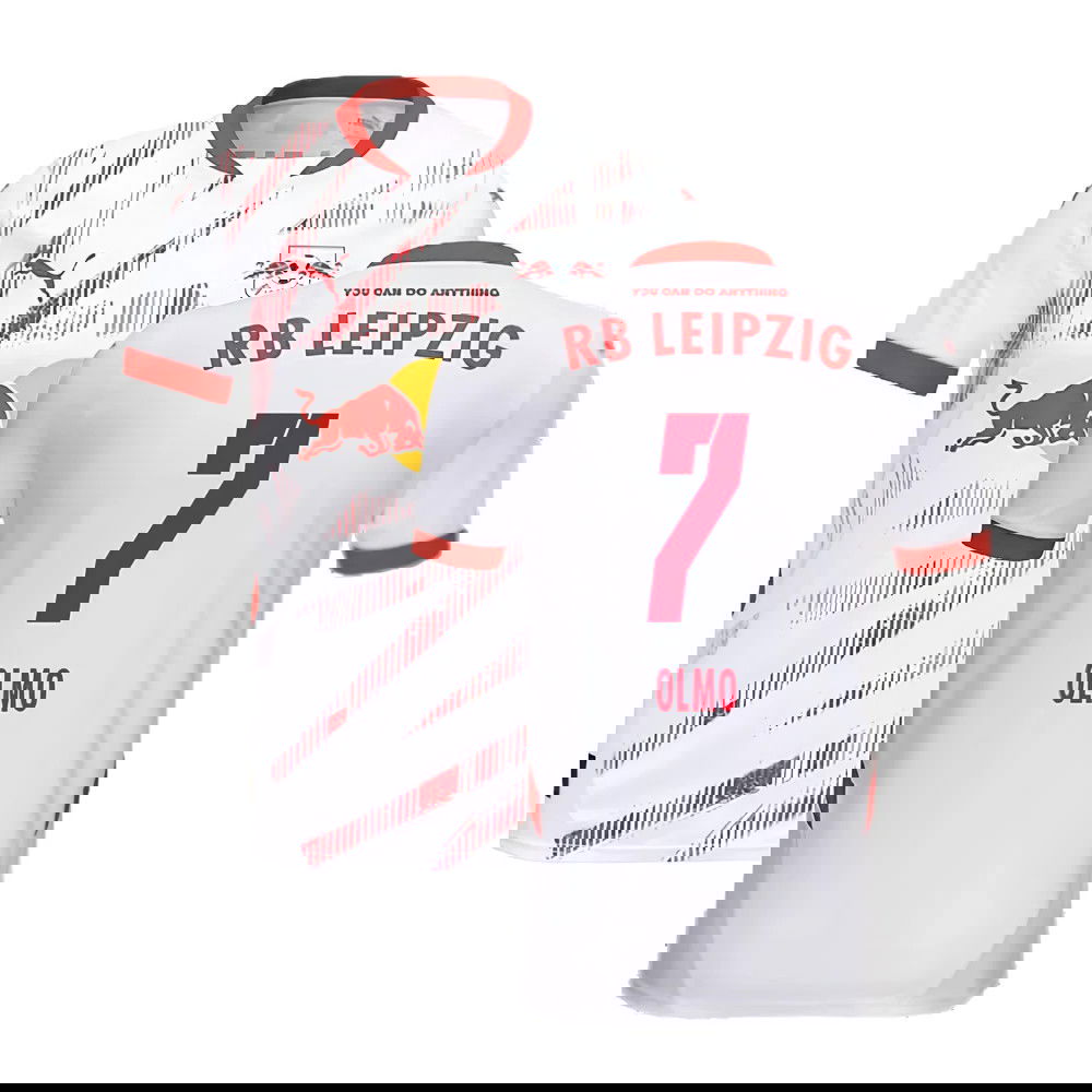 2024-2025 Red Bull Leipzig Home Shirt (Kids) (Olmo 7)
