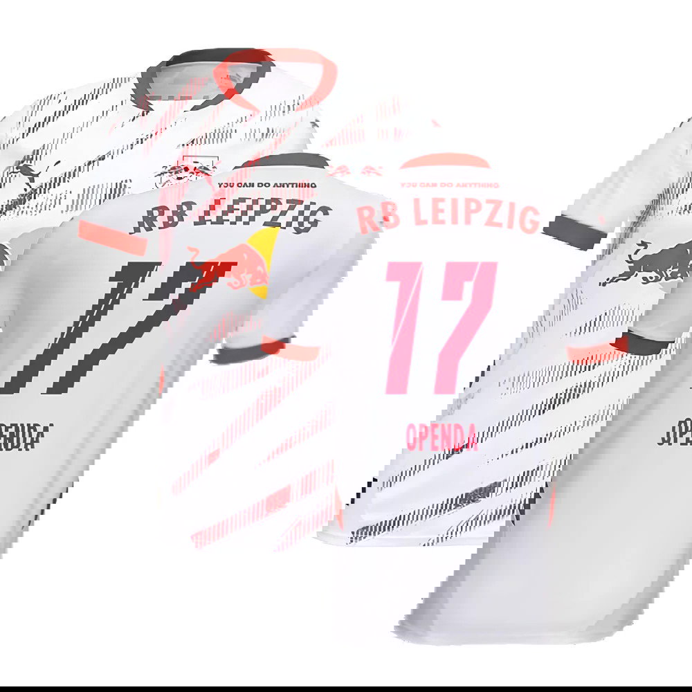 2024-2025 Red Bull Leipzig Home Shirt (Kids) (Openda 17)