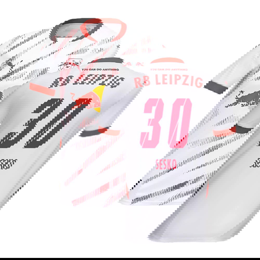 2024-2025 Red Bull Leipzig Home Shirt (Kids) (Sesko 30)