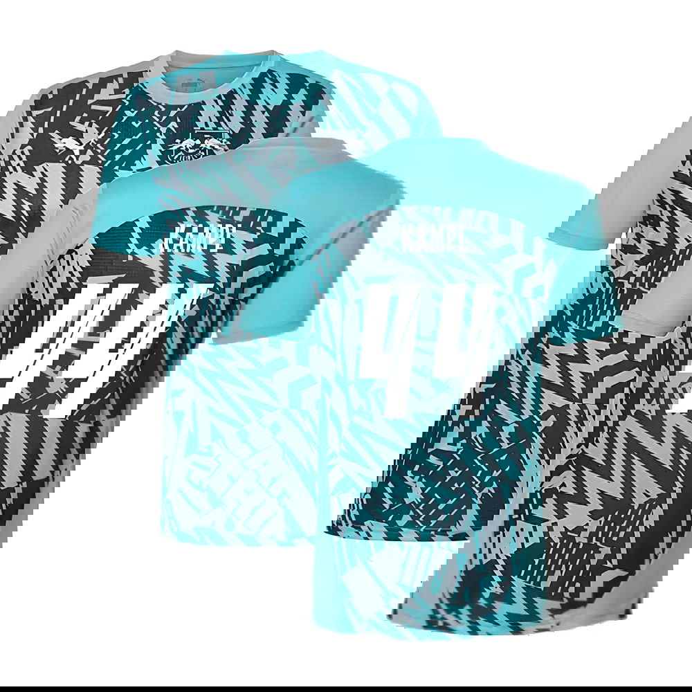 2024-2025 Red Bull Leipzig Pre-Match SS Shirt (Aqua) (Kampl 44)