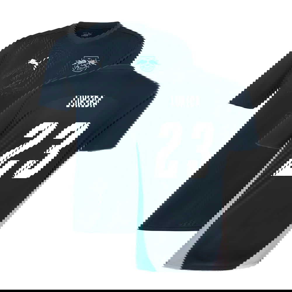 2024-2025 Red Bull Leipzig Training Shirt (Dark Night) (Lukeba 23)