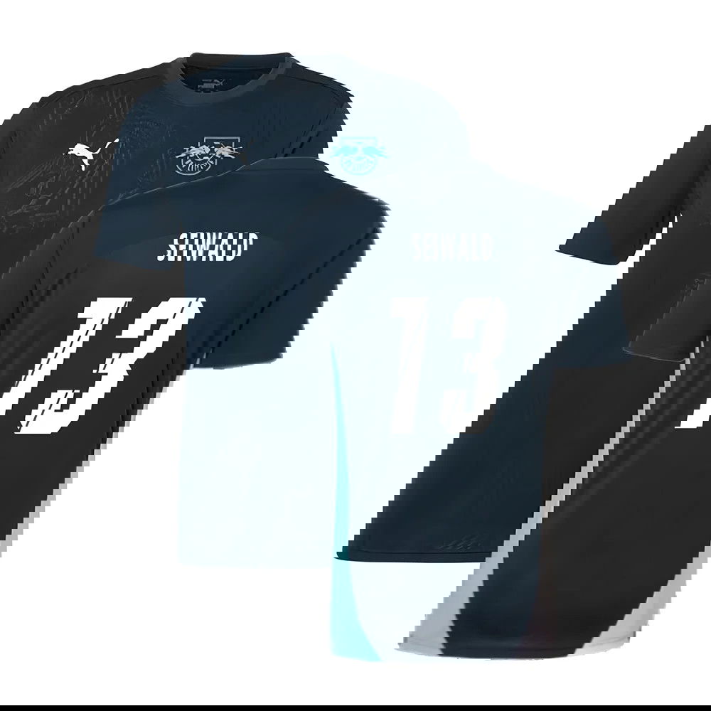 2024-2025 Red Bull Leipzig Training Shirt (Dark Night) (Seiwald 13)