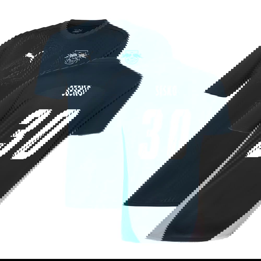 2024-2025 Red Bull Leipzig Training Shirt (Dark Night) (Sesko 30)