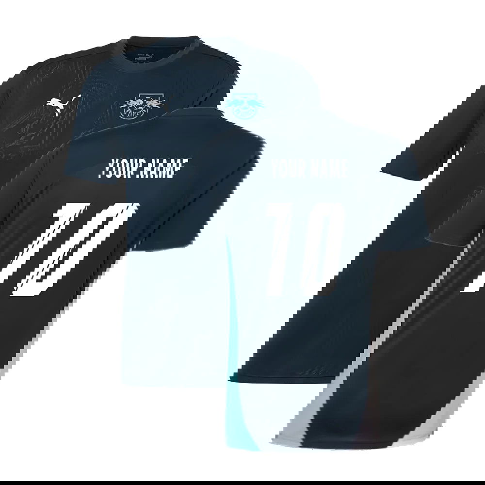 2024-2025 Red Bull Leipzig Training Shirt (Dark Night) (Your Name)
