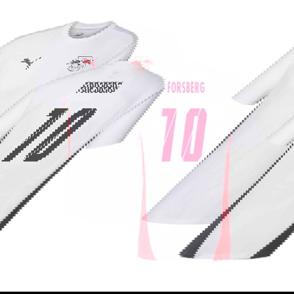 2024-2025 Red Bull Leipzig Training Shirt (White) (Forsberg 10)