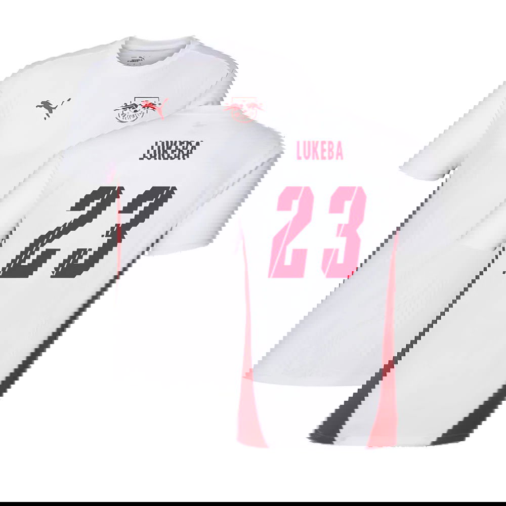 2024-2025 Red Bull Leipzig Training Shirt (White) (Lukeba 23)