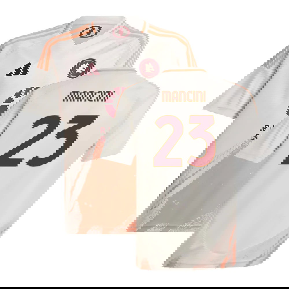 2024-2025 Roma Away Shirt (Kids) (Mancini 23)