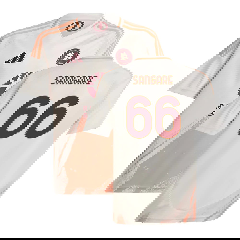 2024-2025 Roma Away Shirt (Kids) (Sangare 66)